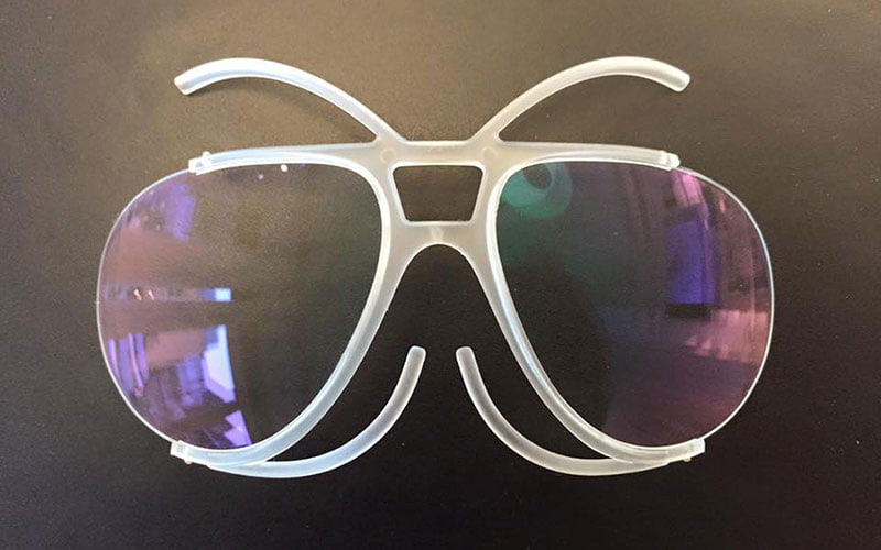 goggle insert voor motorcrosser