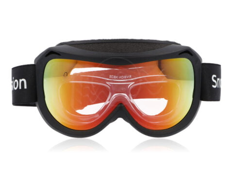 snowvision ottho red_skibril-op-sterkte-vooraanzicht