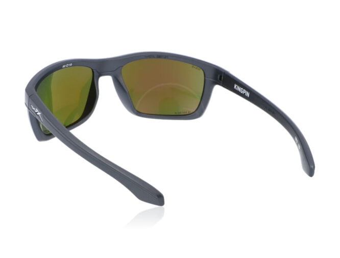 WX Kingpin Matte Graphite Captivate Polarized Blue Mirror - Afbeelding 4