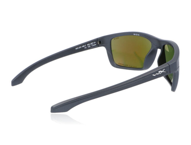 WX Kingpin Matte Graphite Captivate Polarized Blue Mirror - Afbeelding 6