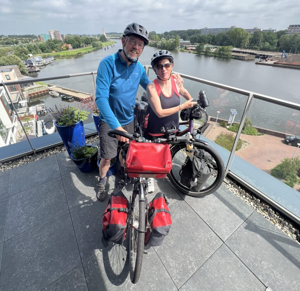 Anja de Vries met Rudy Project Rydon fietsbril op sterkte