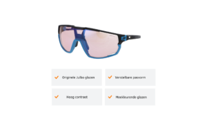 Julbo Rush Black Blue Reactiv 1-3 High Contrast 