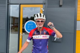 Ruud met Rudy Project fietsbril op sterkte