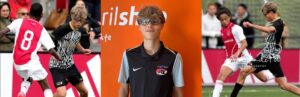 AZ Speler Otis Resida voetbalbril op sterkte